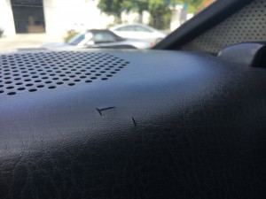 rear parcel shelf knicks