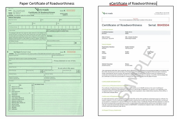 Roadworthy eCertificate – green slip now via email | NINEAUTO Porsche ...